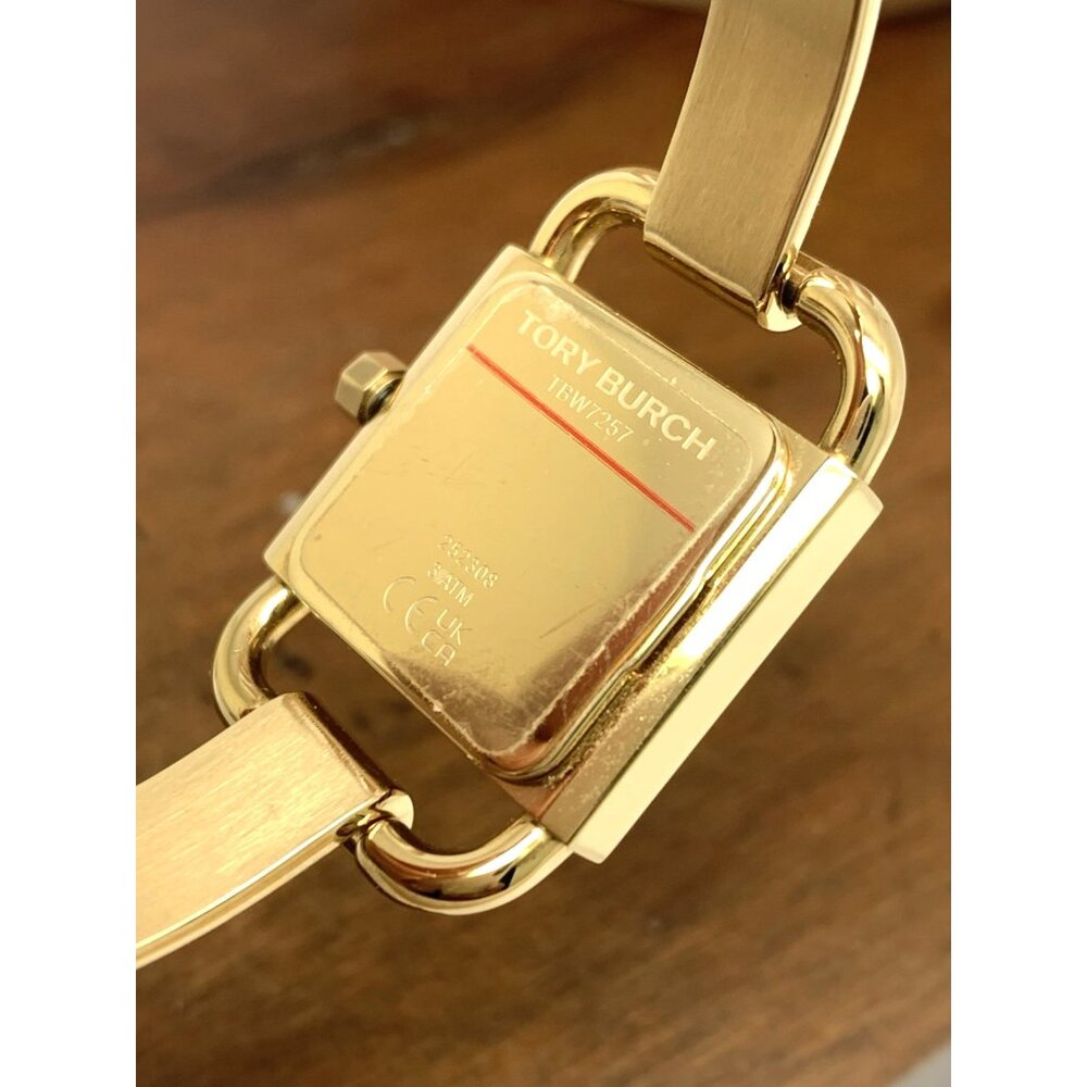 Tory Burch Women's Watch TBW7257 Petite Cream Dial Quartz Bangle Gold Steel - Picture 8 of 15